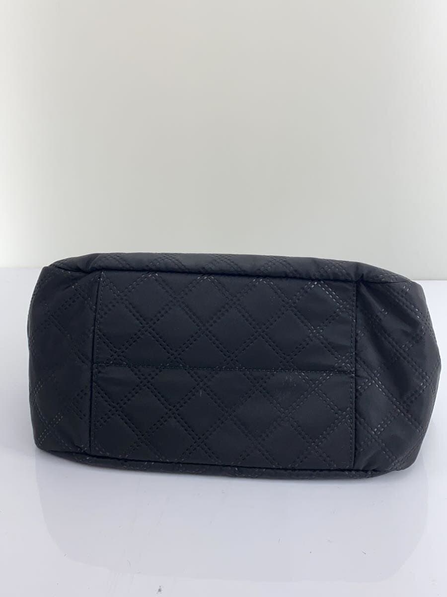 MARY QUANT Handbag Nylon BLK All Over Pattern 4