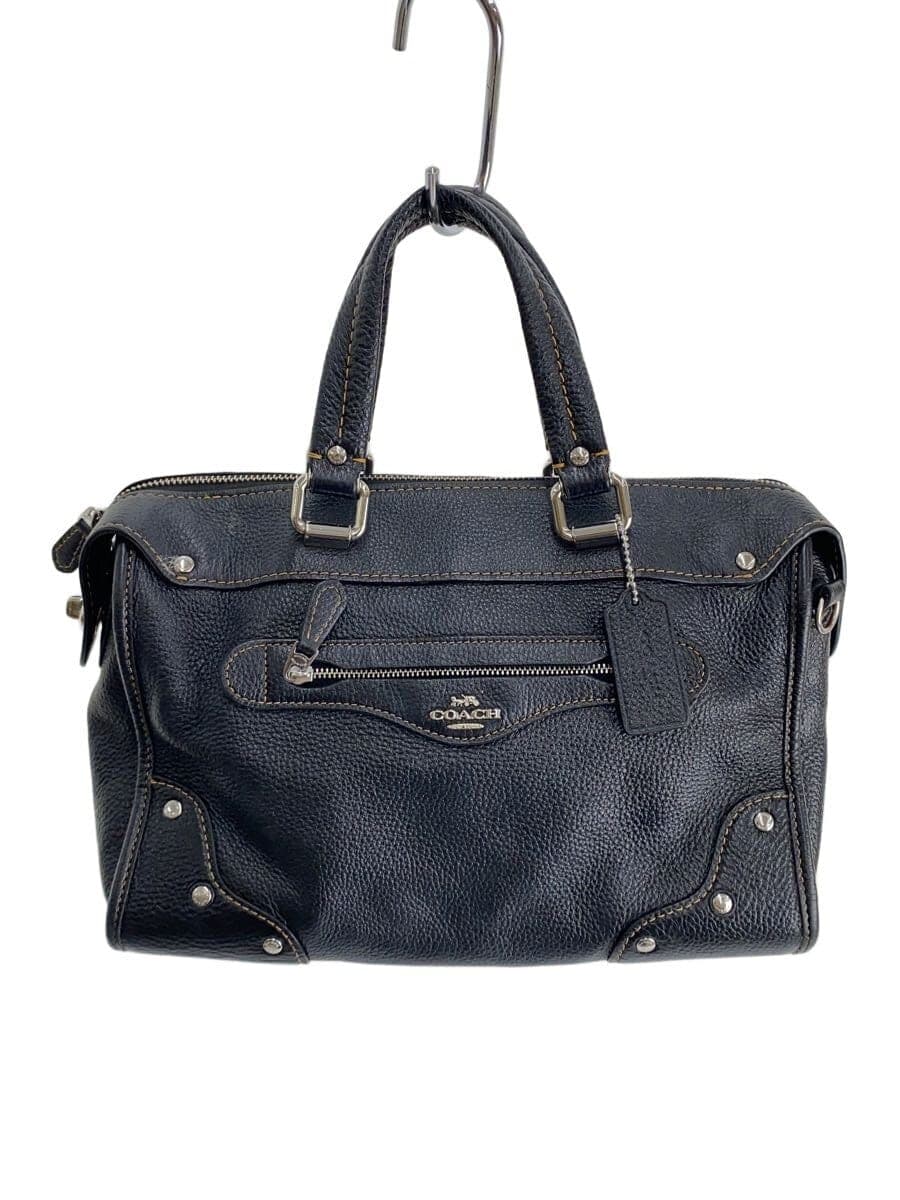 COACH handbag leather black CE636