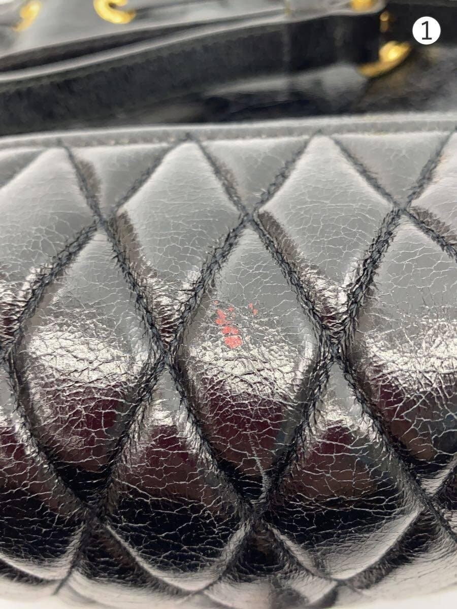 MIU MIU Mini Drawstring Shoulder Bag Quilted Leather BLK 7