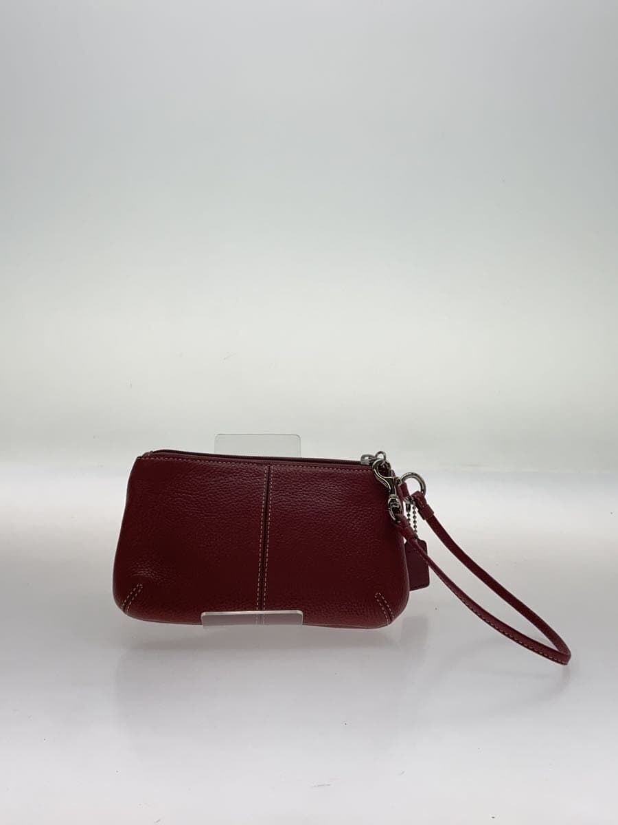 COACH Pouch Leather PNK Solid 3