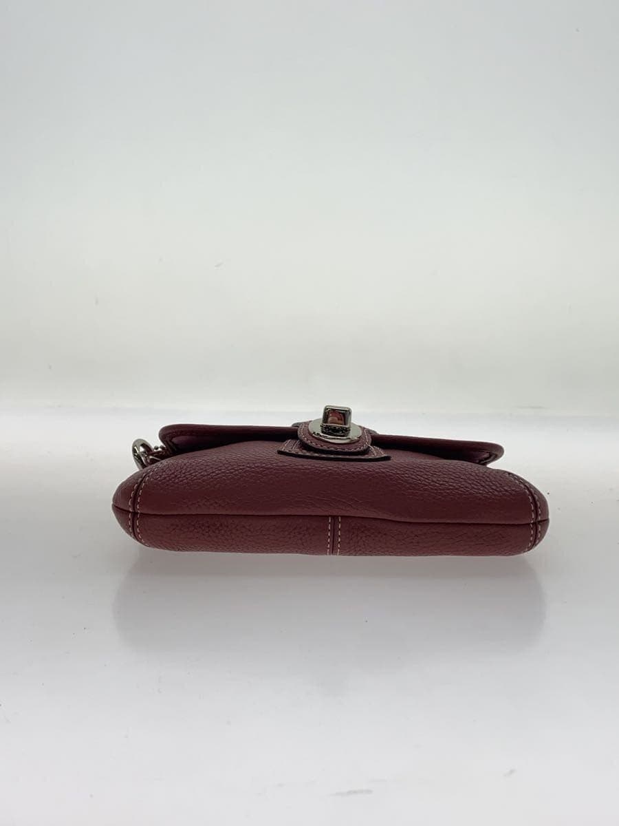 COACH Pouch Leather PNK Solid 4