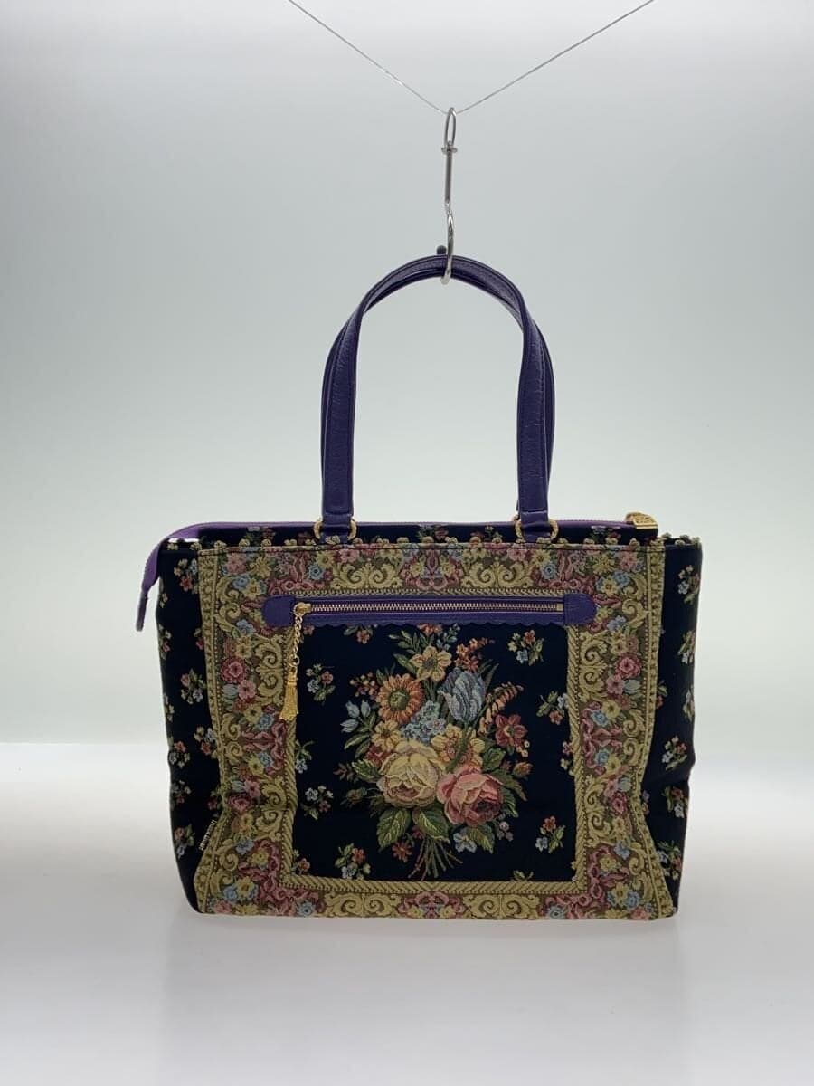 Think Bee!Tote Bag BLK All Over Pattern 3