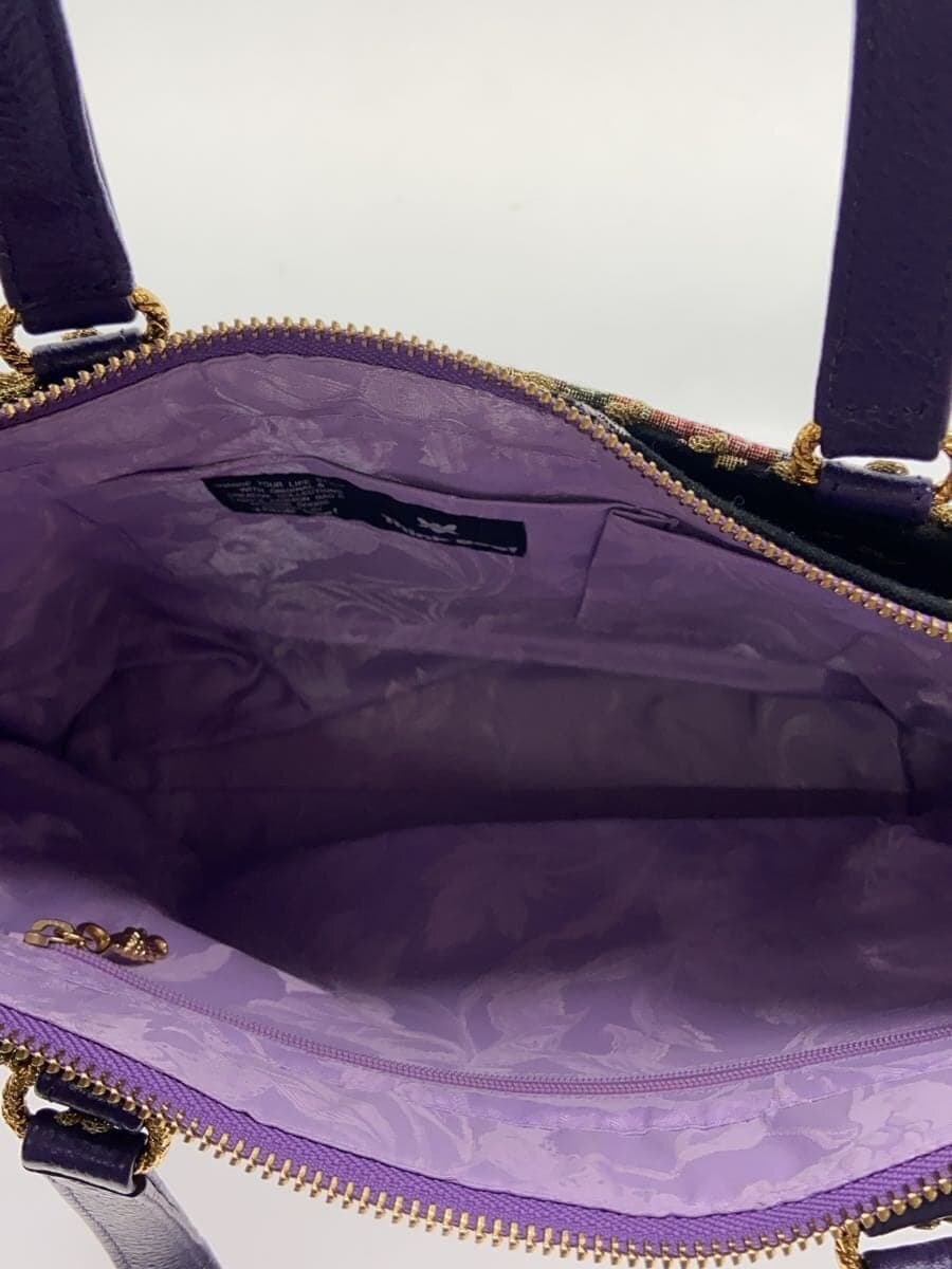 Think Bee!Tote Bag BLK All Over Pattern 6