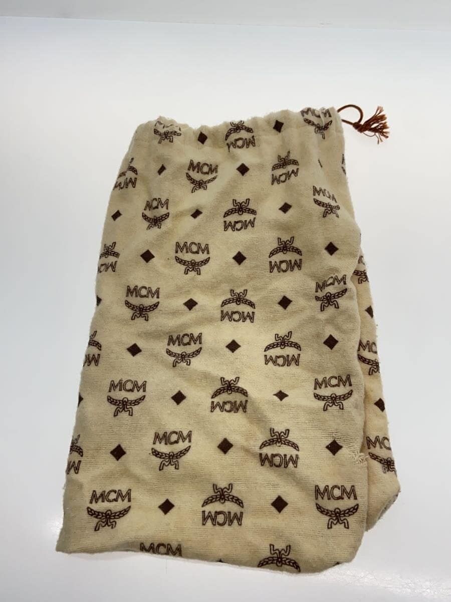 MCM Shoulder Bag CML Solid Drawstring 7