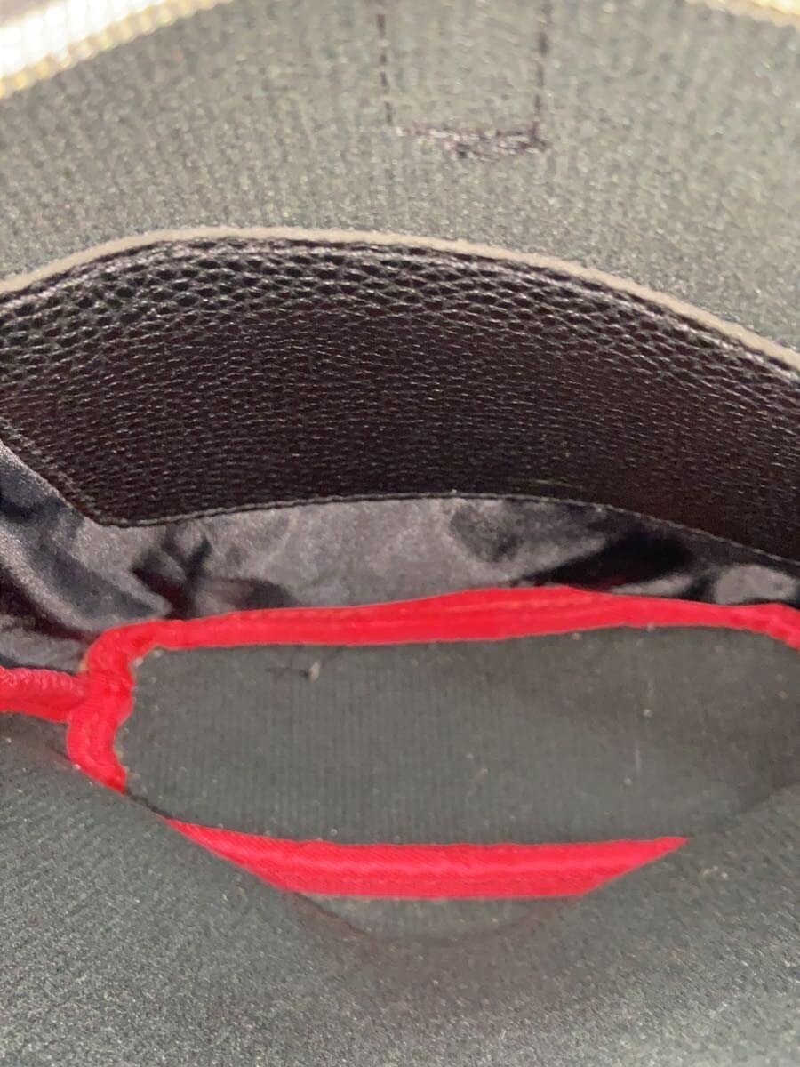 HIROKO KOSHINO Shoulder Bag Leather BLK Solid 6