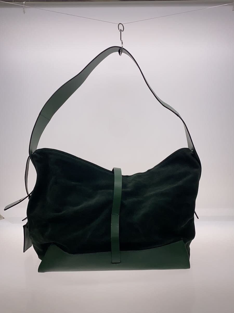 TRUSSARDI Suede One Shoulder Bag Shoulder Bag GRN 3