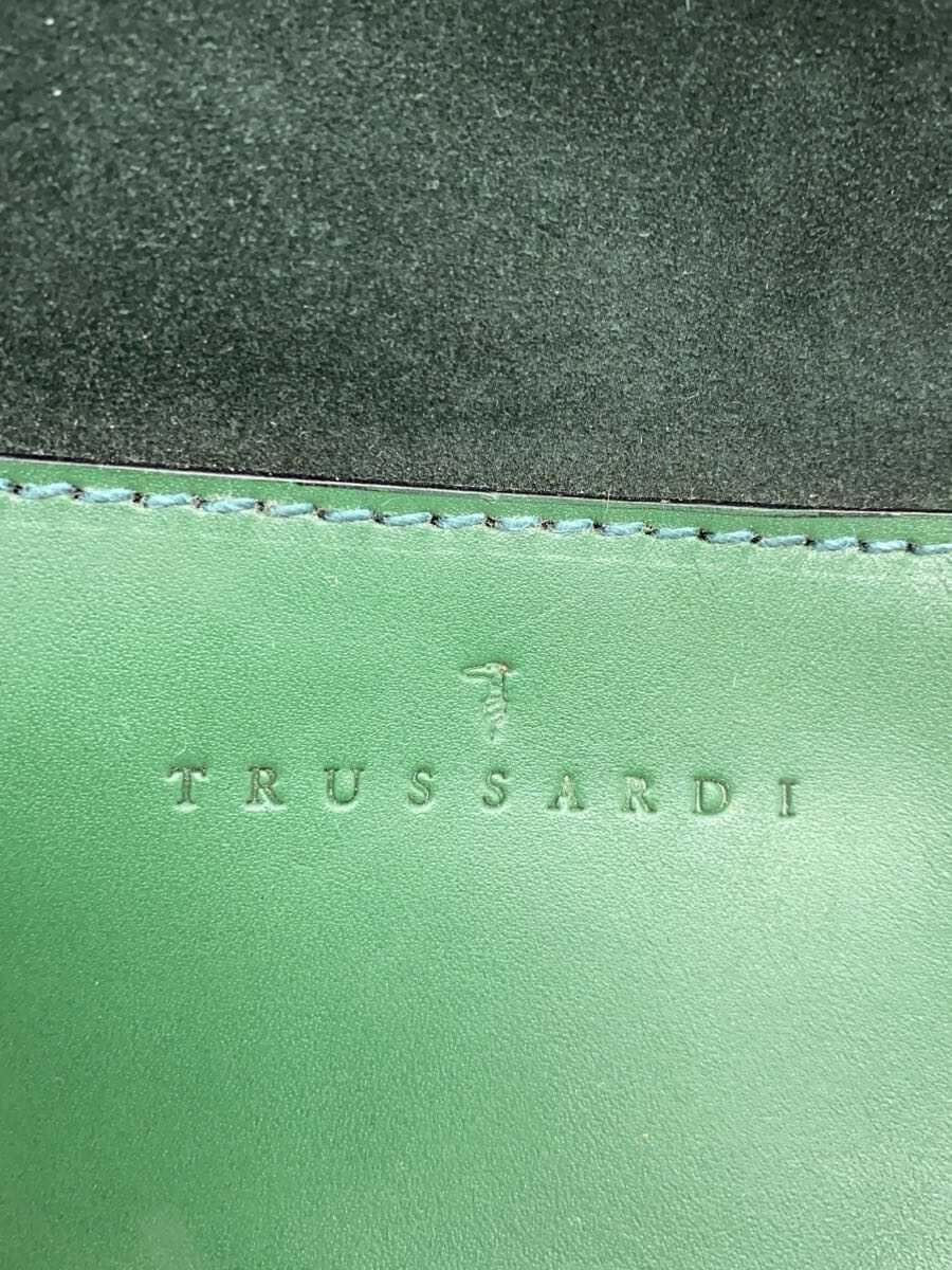 TRUSSARDI Suede One Shoulder Bag Shoulder Bag GRN 5