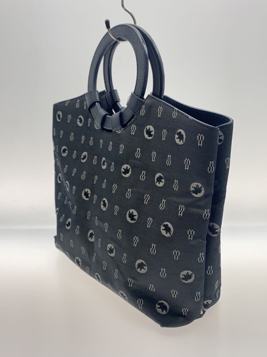 HUNTING WORLD Handbag NVY All Over Pattern 7.1.1.02 Made in Italy 2