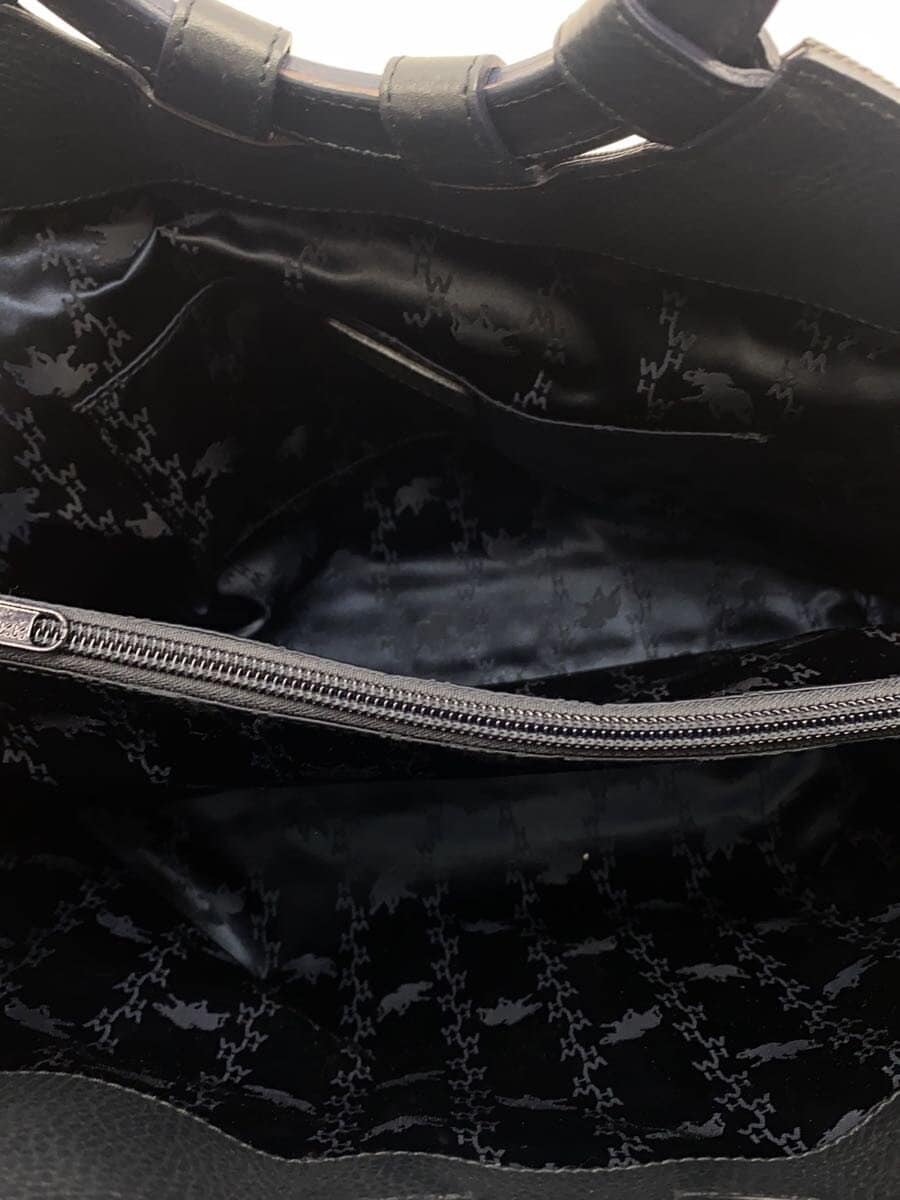 HUNTING WORLD Handbag NVY All Over Pattern 7.1.1.02 Made in Italy 6