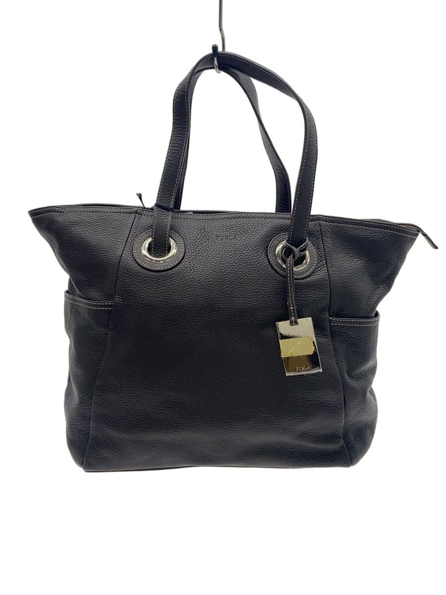 FURLA Tote Bag Leather BRW Solid