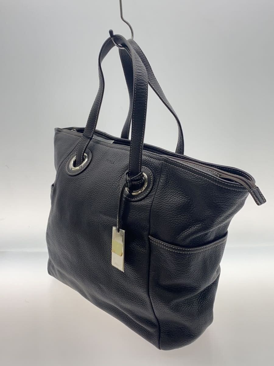 FURLA Tote Bag Leather BRW Solid 2
