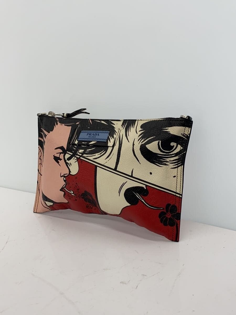 PRADA Shoulder Bag Leather 2