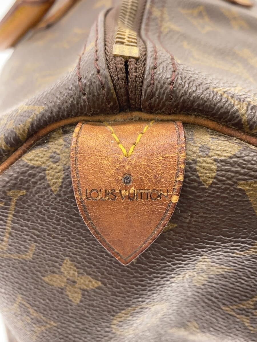 LOUIS VUITTON 1) Speedy 40 Monogram Canvas PVC BRW M41522 5