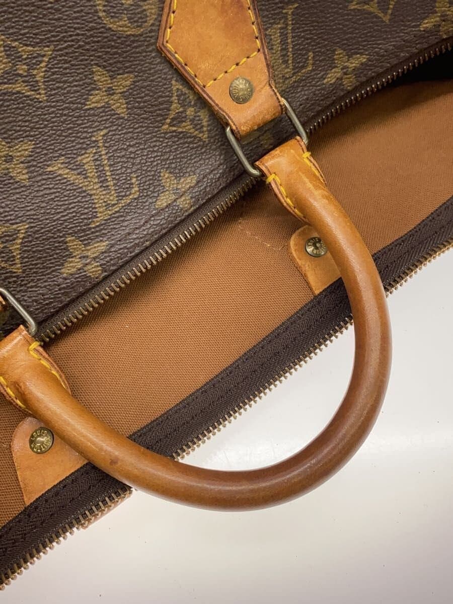 LOUIS VUITTON 1) Speedy 40 Monogram Canvas PVC BRW M41522 7