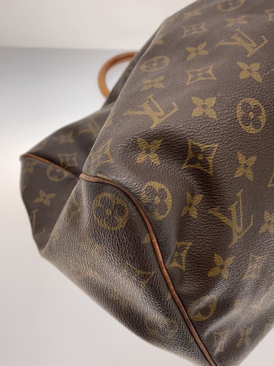 LOUIS VUITTON 1) Speedy 40 Monogram Canvas PVC BRW M41522 9