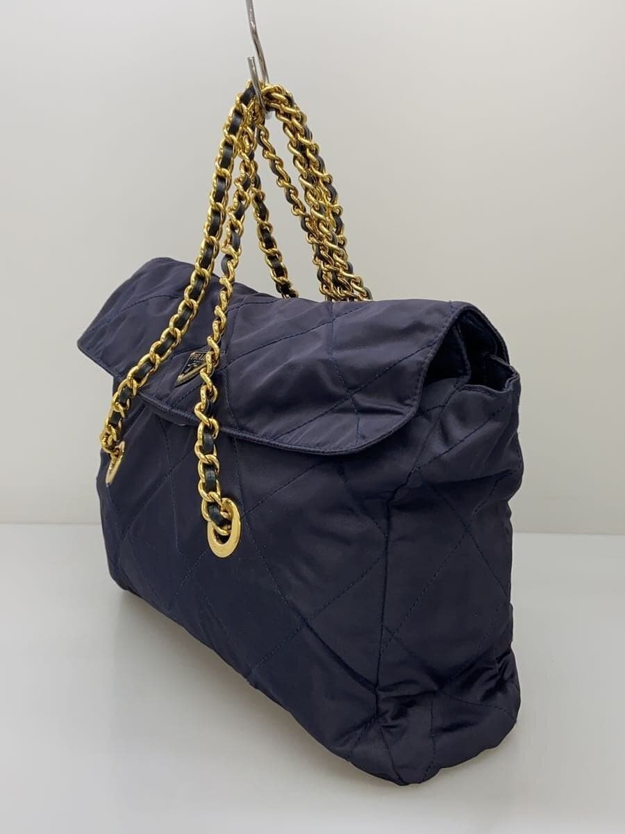 PRADA Shoulder Bag Nylon BLK Solid 2