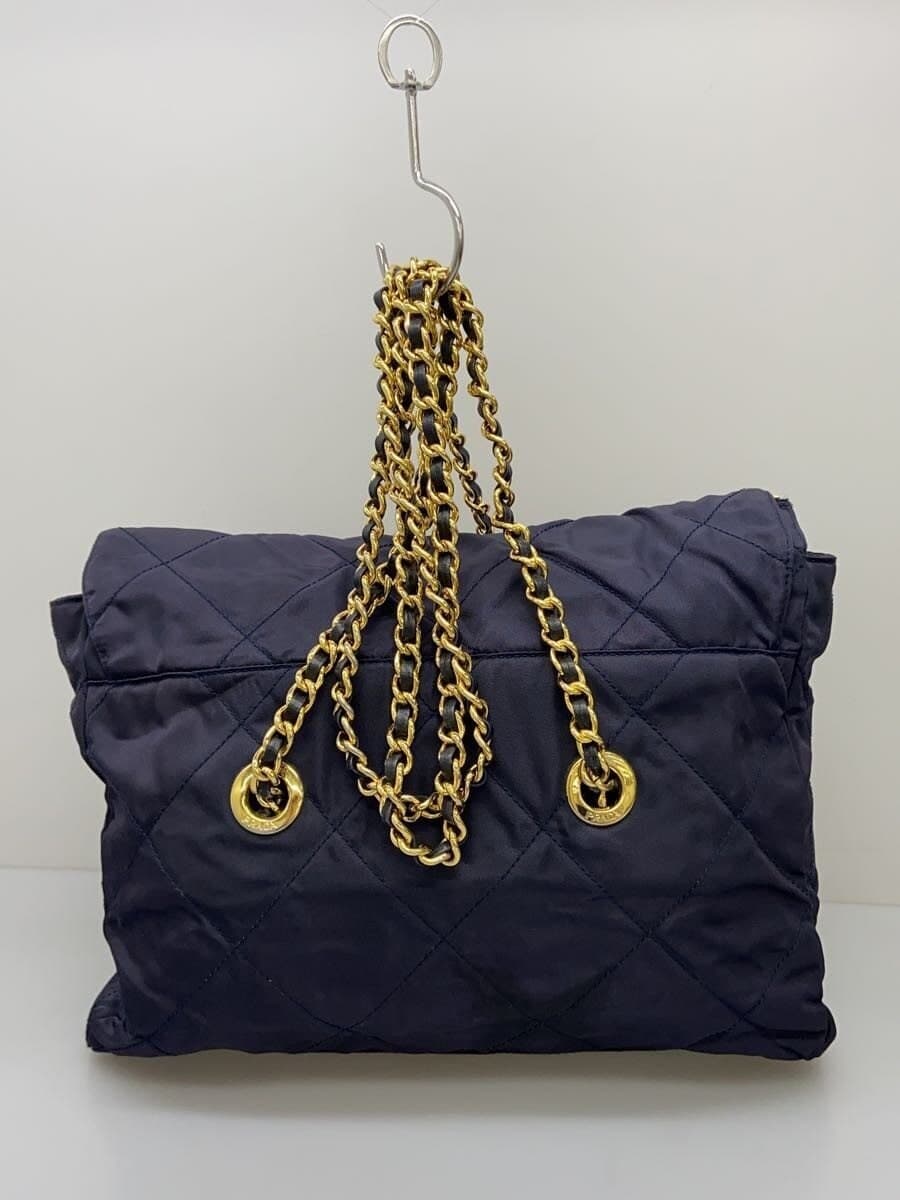 PRADA Shoulder Bag Nylon BLK Solid 3