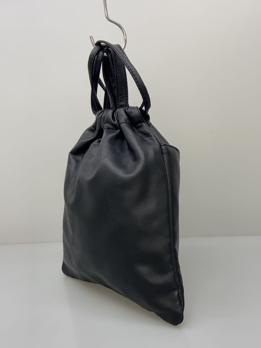 MAISON SPECIAL Pouch Leather BLK Solid 2