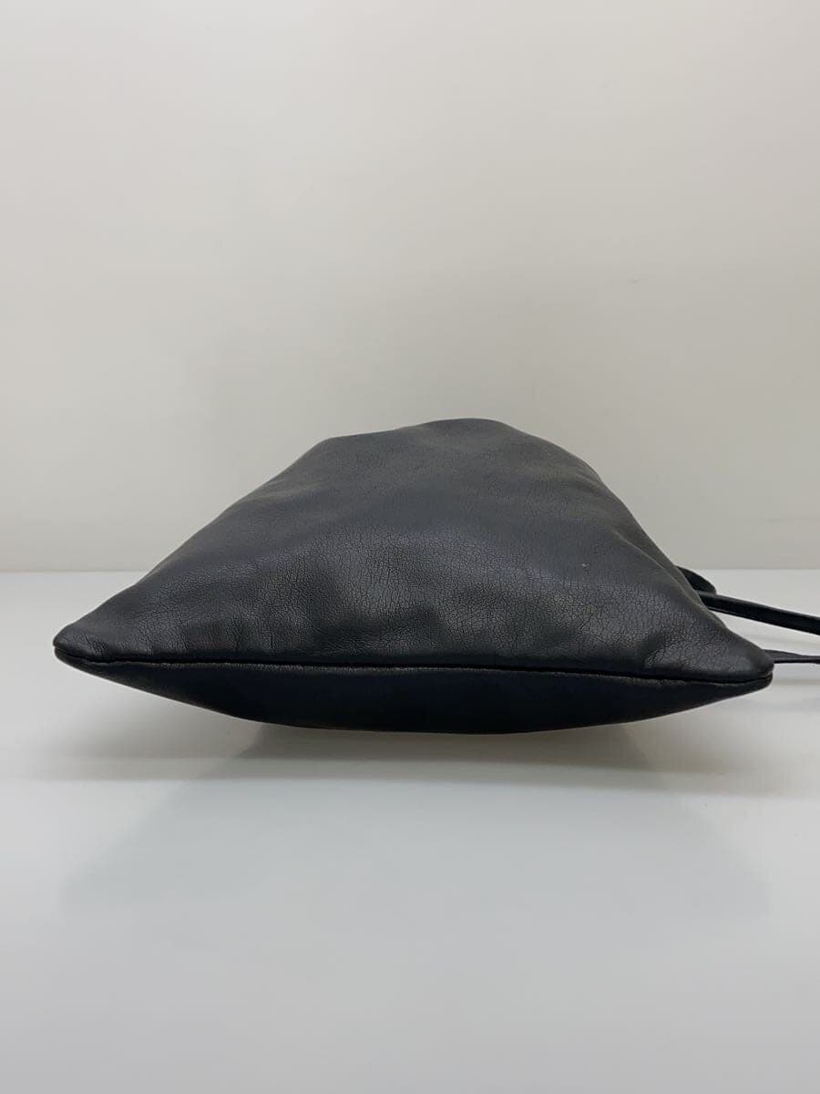 MAISON SPECIAL Pouch Leather BLK Solid 4