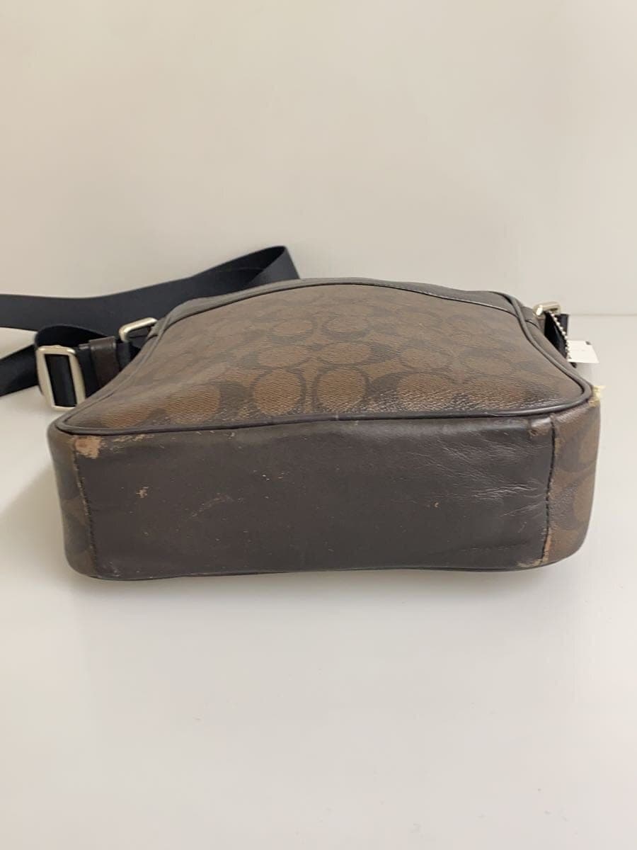 COACH Shoulder Bag Leather BRW 4