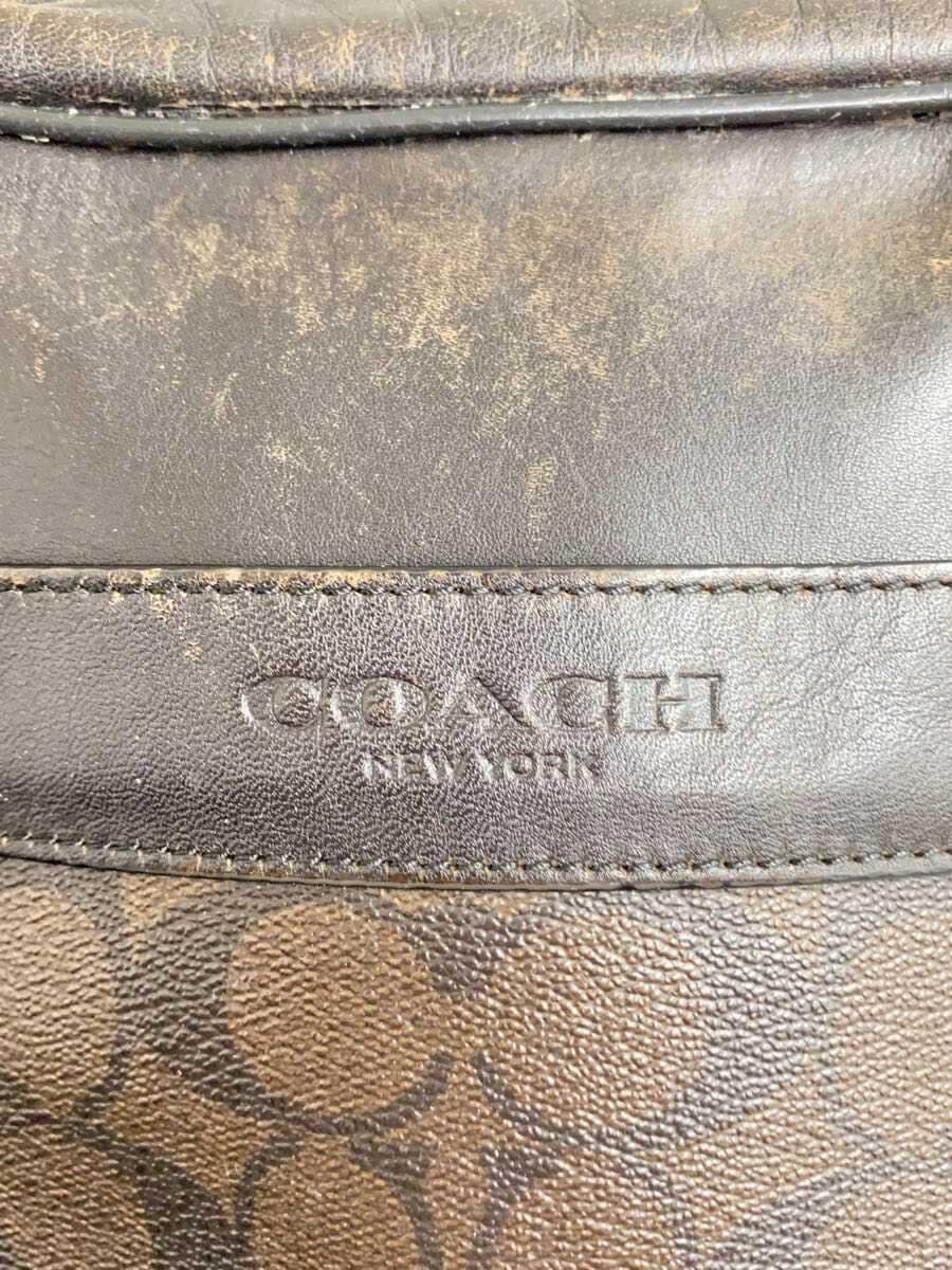 COACH Shoulder Bag Leather BRW 5