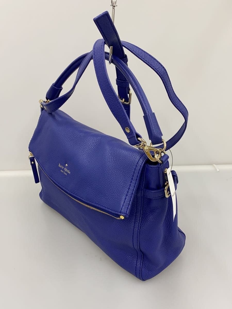 kate spade new york Shoulder Bag Leather BLU Solid PXRU3677 2