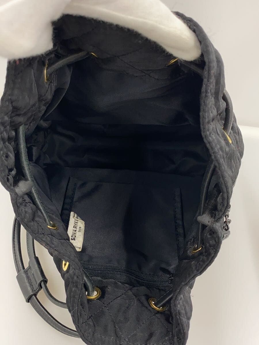 SONIA RYKIEL Handbag Polyester BLK 6