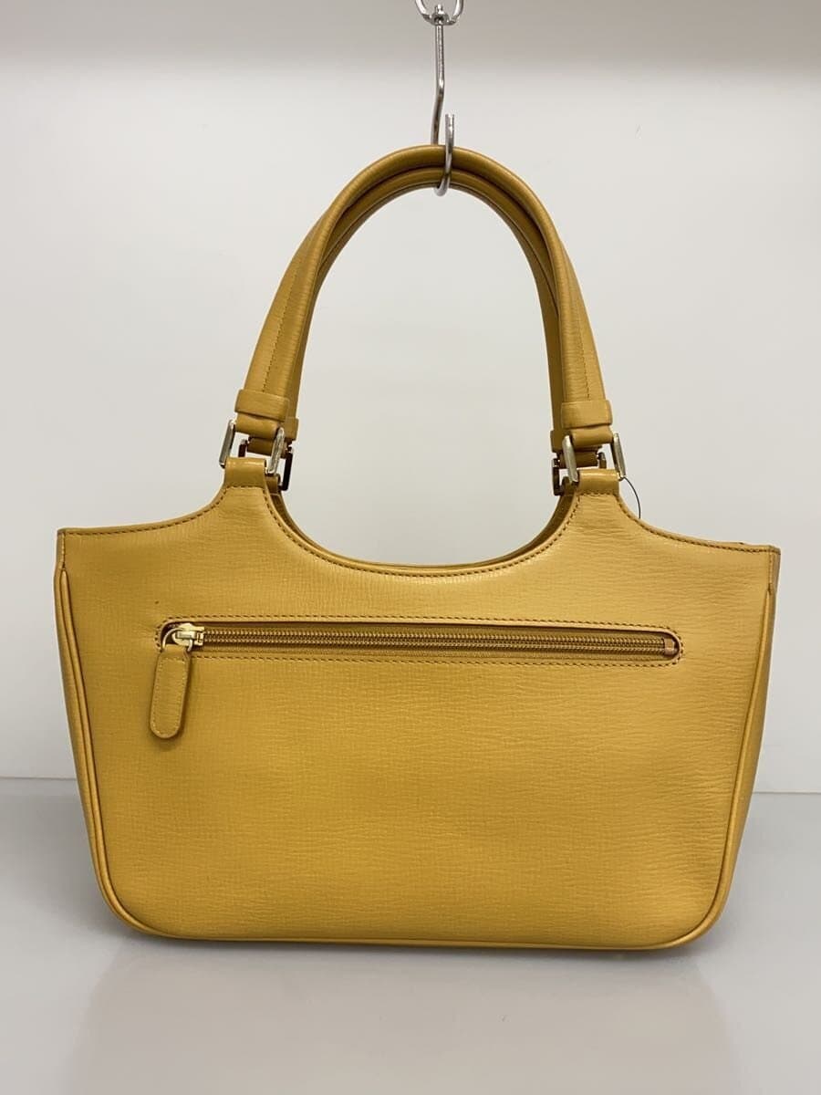 NINA RICCI Handbag Leather YLW Solid 3