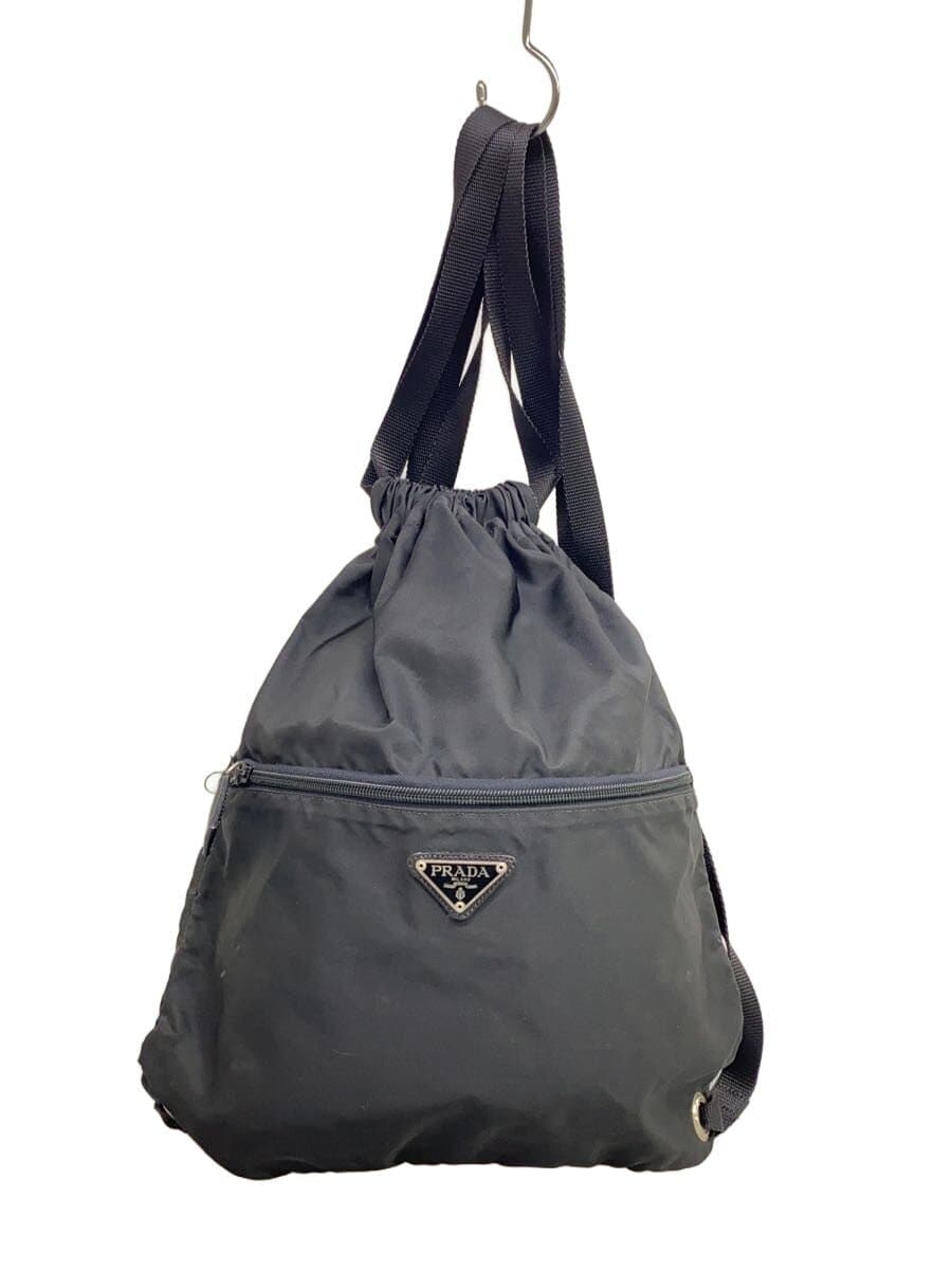 PRADA Backpack Nylon BLK Solid ID9RV2W7K