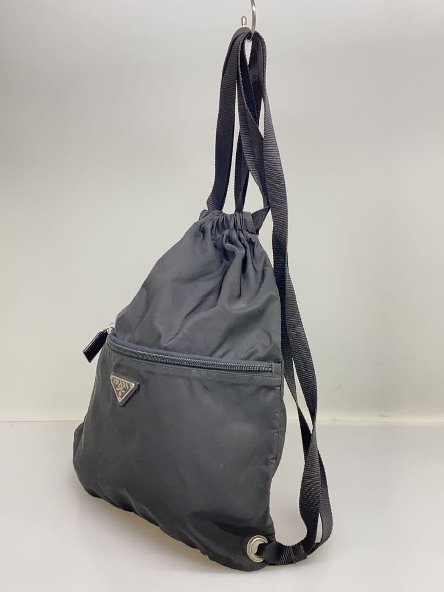 PRADA Backpack Nylon BLK Solid ID9RV2W7K 2