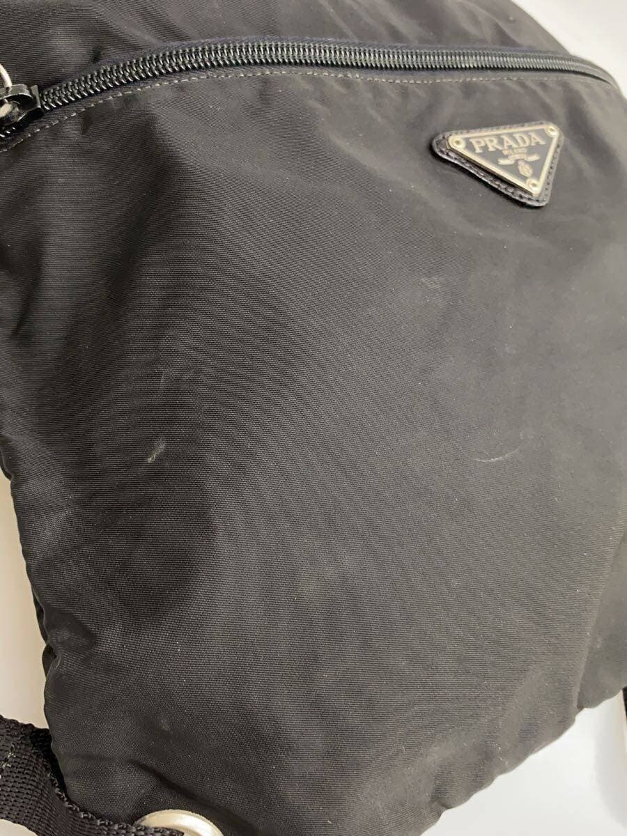 PRADA Backpack Nylon BLK Solid ID9RV2W7K 7