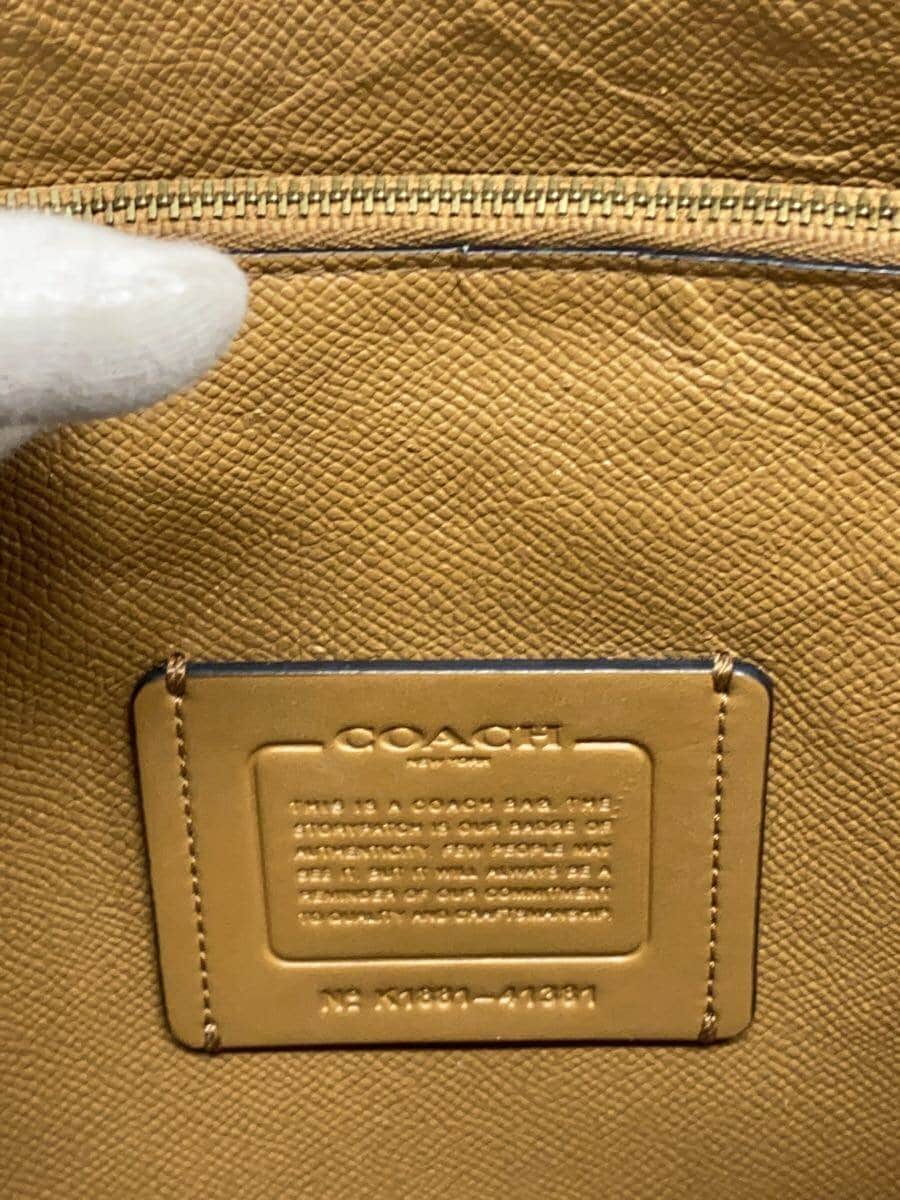 COACH Tote Bag Leather Multicolor Animal 41381 5