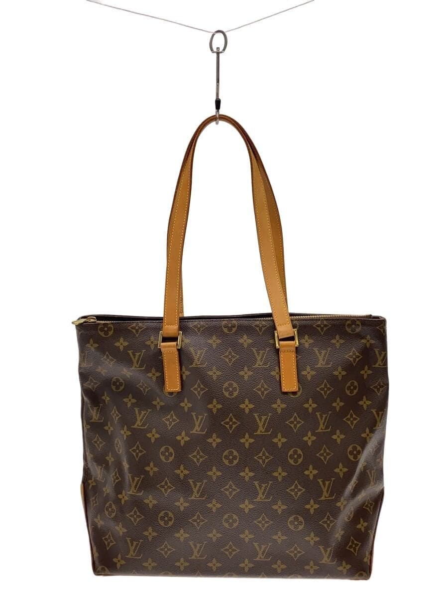 LOUIS VUITTON Cabas Mezzo Monogram Canvas PVC BRW M51151