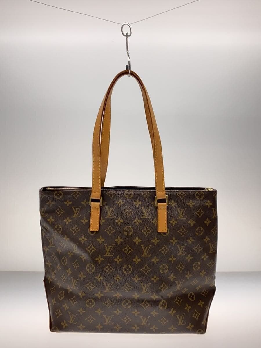 LOUIS VUITTON Cabas Mezzo Monogram Canvas PVC BRW M51151 3