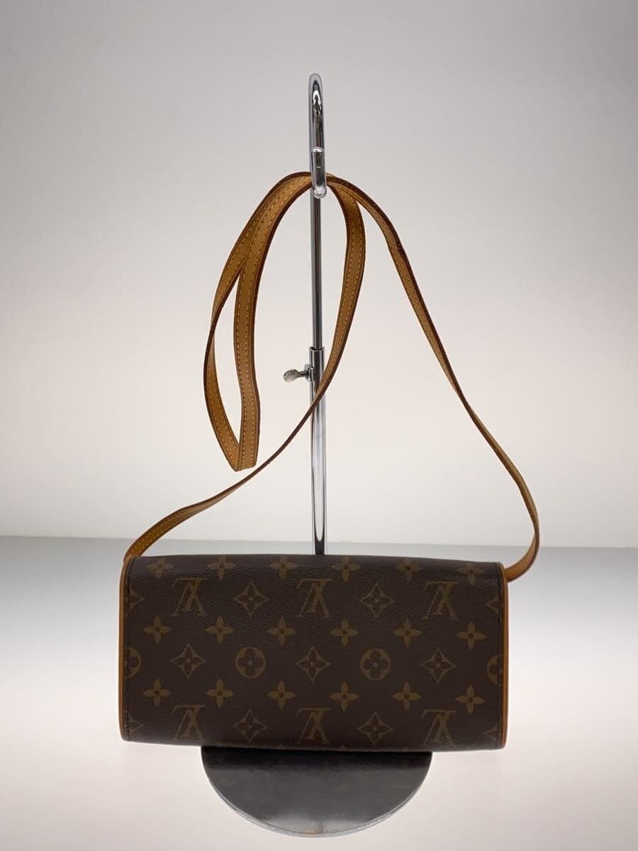 LOUIS VUITTON Pochette Twin GM Monogram Canvas PVC BRW M51852 3
