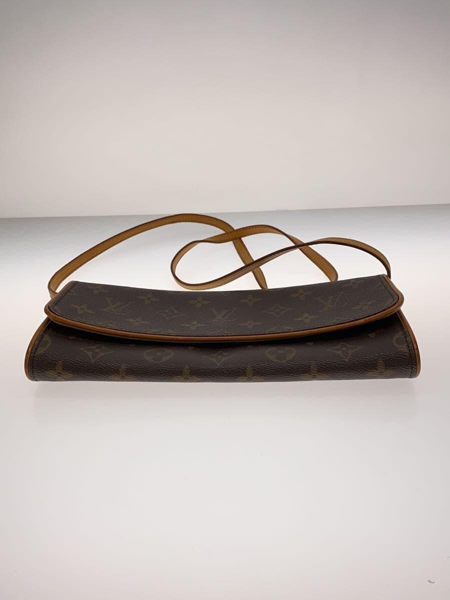 LOUIS VUITTON Pochette Twin GM Monogram Canvas PVC BRW M51852 4