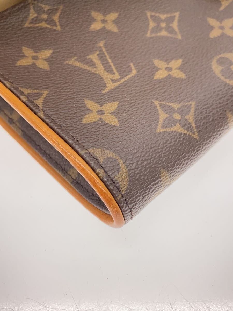 LOUIS VUITTON Pochette Twin GM Monogram Canvas PVC BRW M51852 7