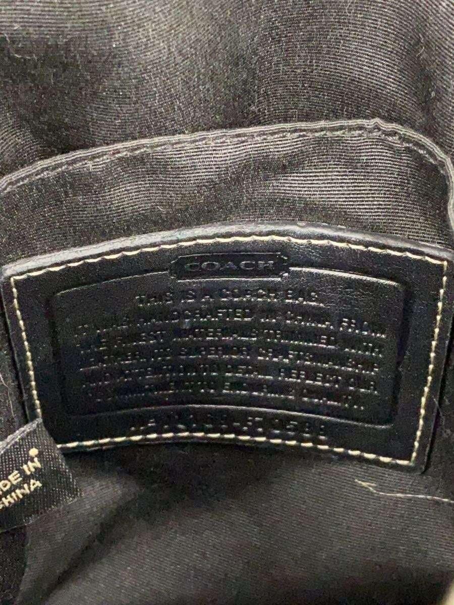 COACH Shoulder Bag -- BLK All-over pattern 5