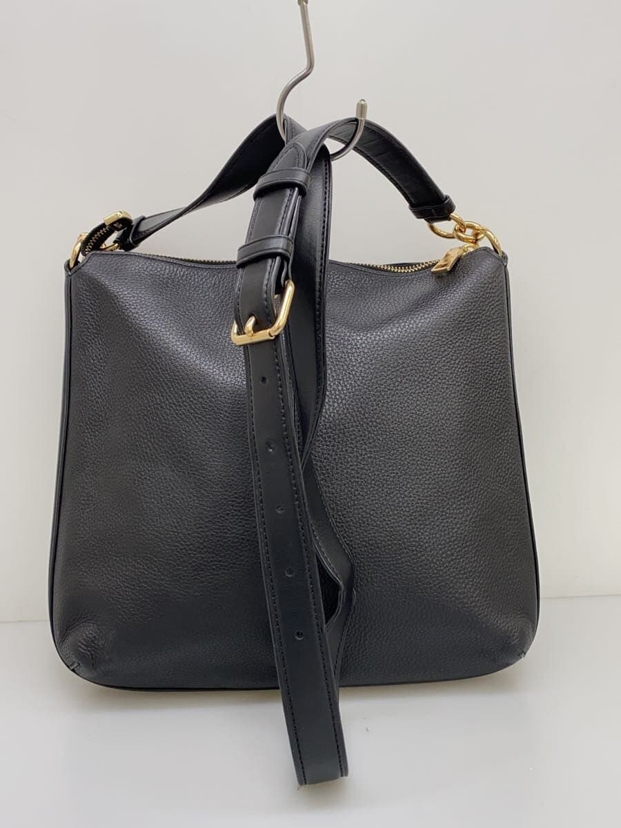 COACH Shoulder Bag Leather BLK F34823 3