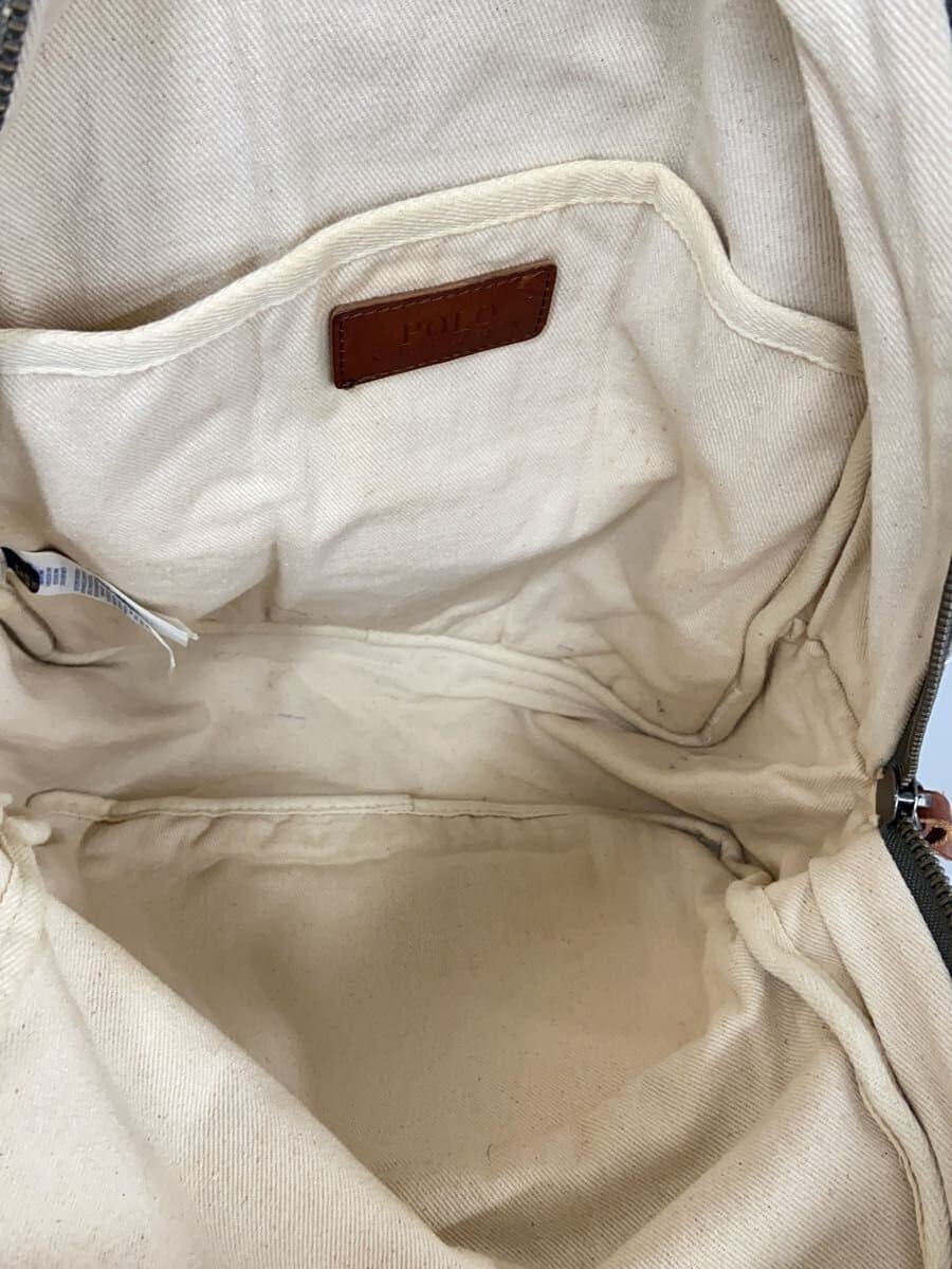 POLO RALPH LAUREN Backpack Canvas GRY Stripe 6