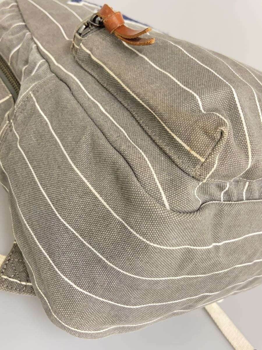 POLO RALPH LAUREN Backpack Canvas GRY Stripe 7