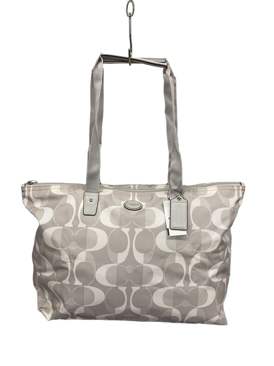 COACH Tote Bag GRY All Over Pattern F77571