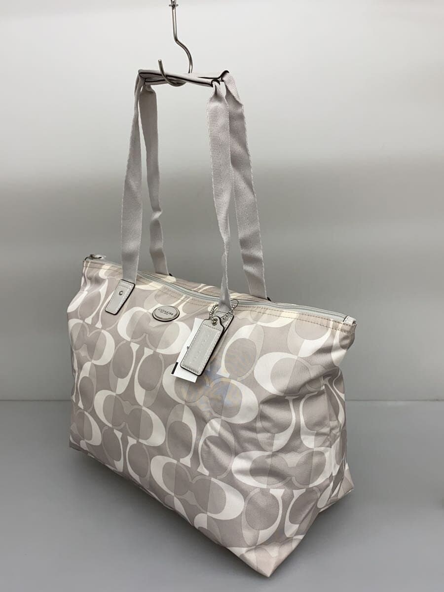 COACH Tote Bag GRY All Over Pattern F77571 2