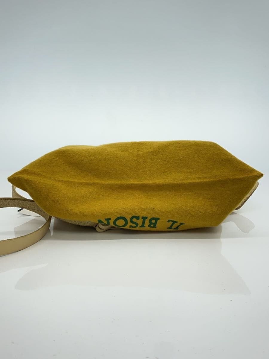 IL BISONTE Shoulder Bag Leather BEG Solid 4