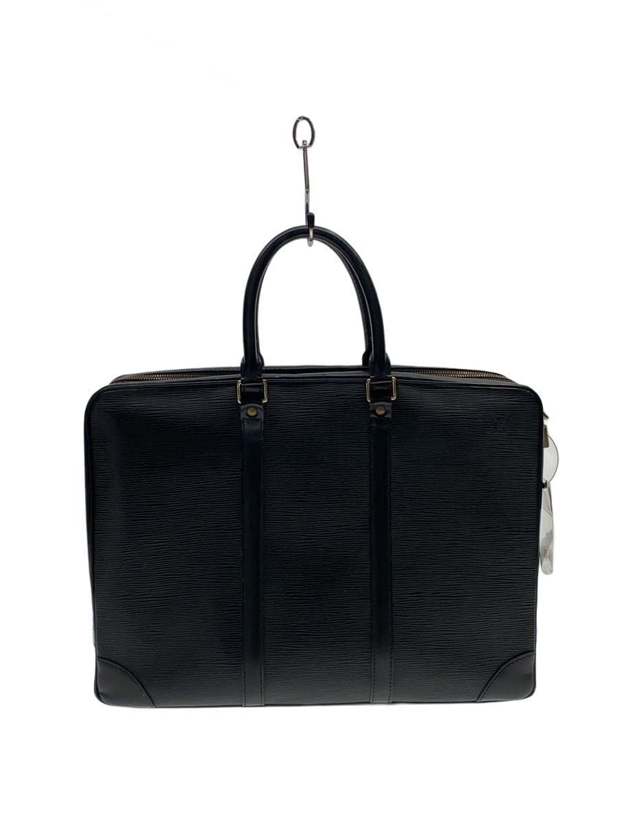 LOUIS VUITTON Porte-Documents Voyage_Epi Leather BLK M40321