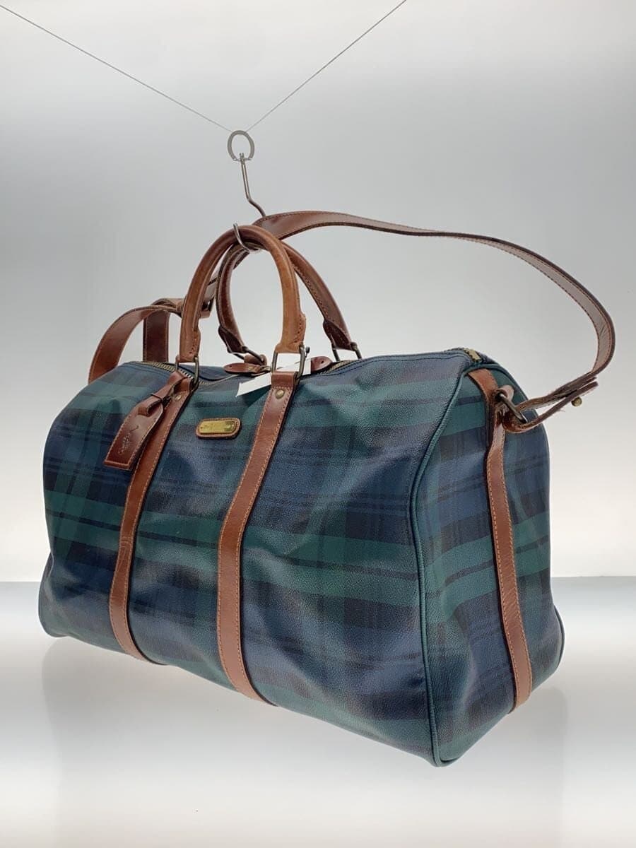 POLO RALPH LAUREN2-Way Boston Bag PVC NVY Check 2