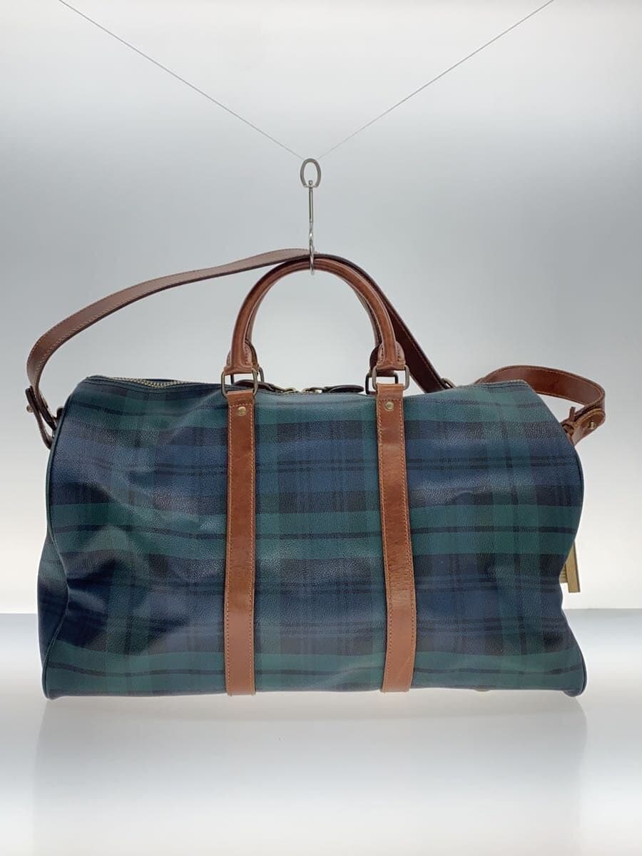 POLO RALPH LAUREN2-Way Boston Bag PVC NVY Check 3