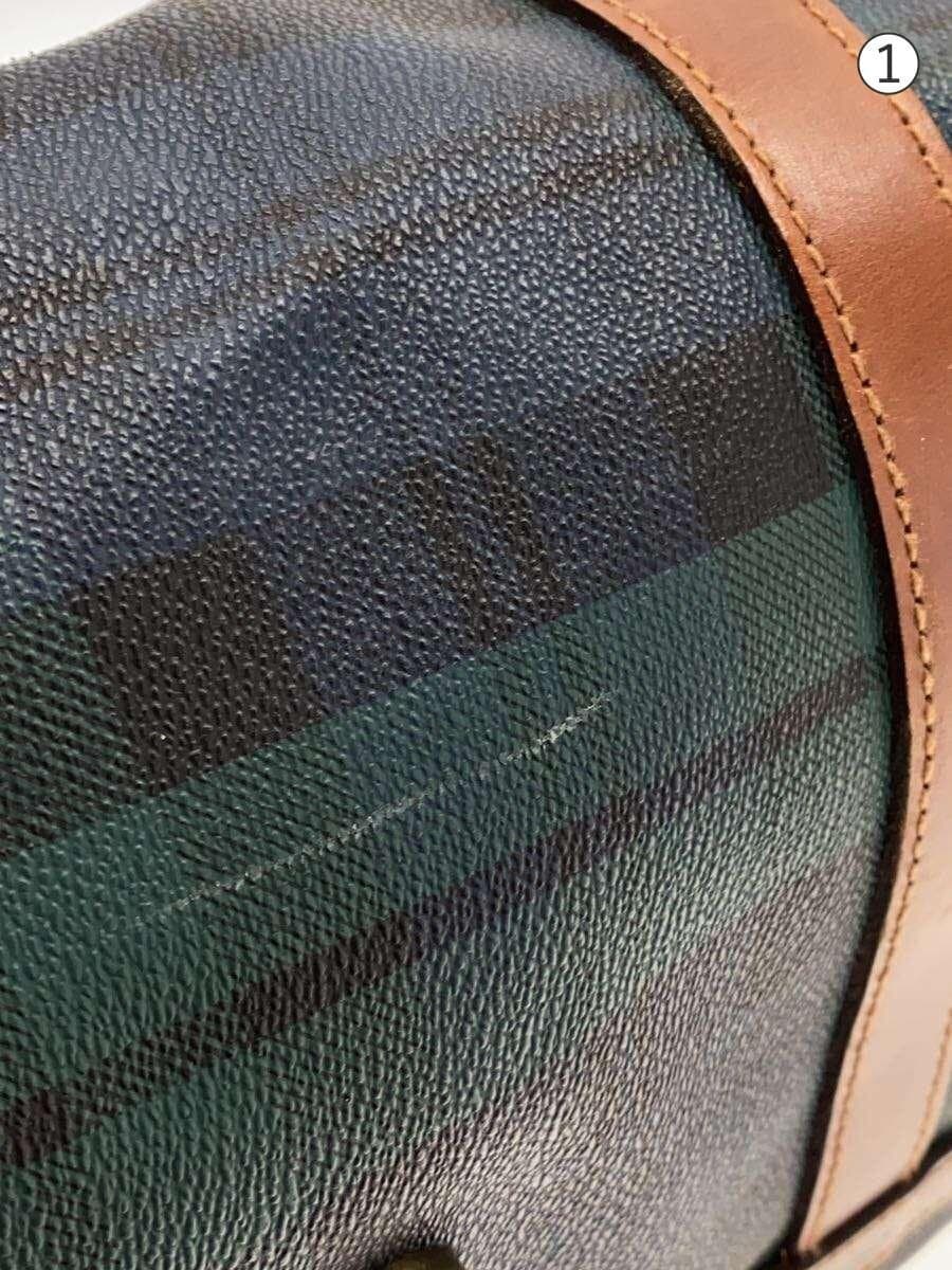 POLO RALPH LAUREN2-Way Boston Bag PVC NVY Check 7