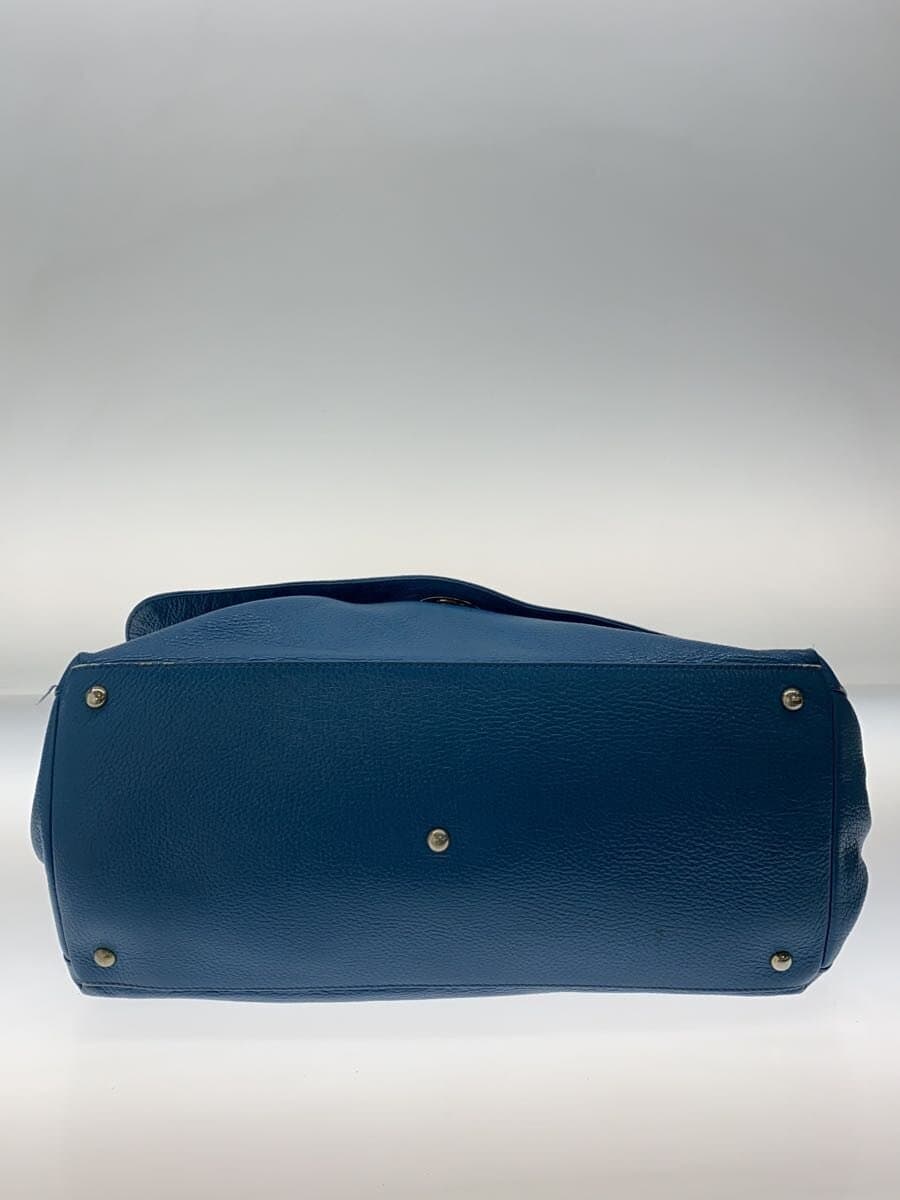 ZANELLATOPOSTINA Shoulder Bag Leather BLU 4