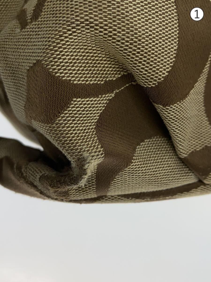 COACH Signature Weekend Shoulder Bag Canvas BEG All Over Pattern 1075-F15068 7